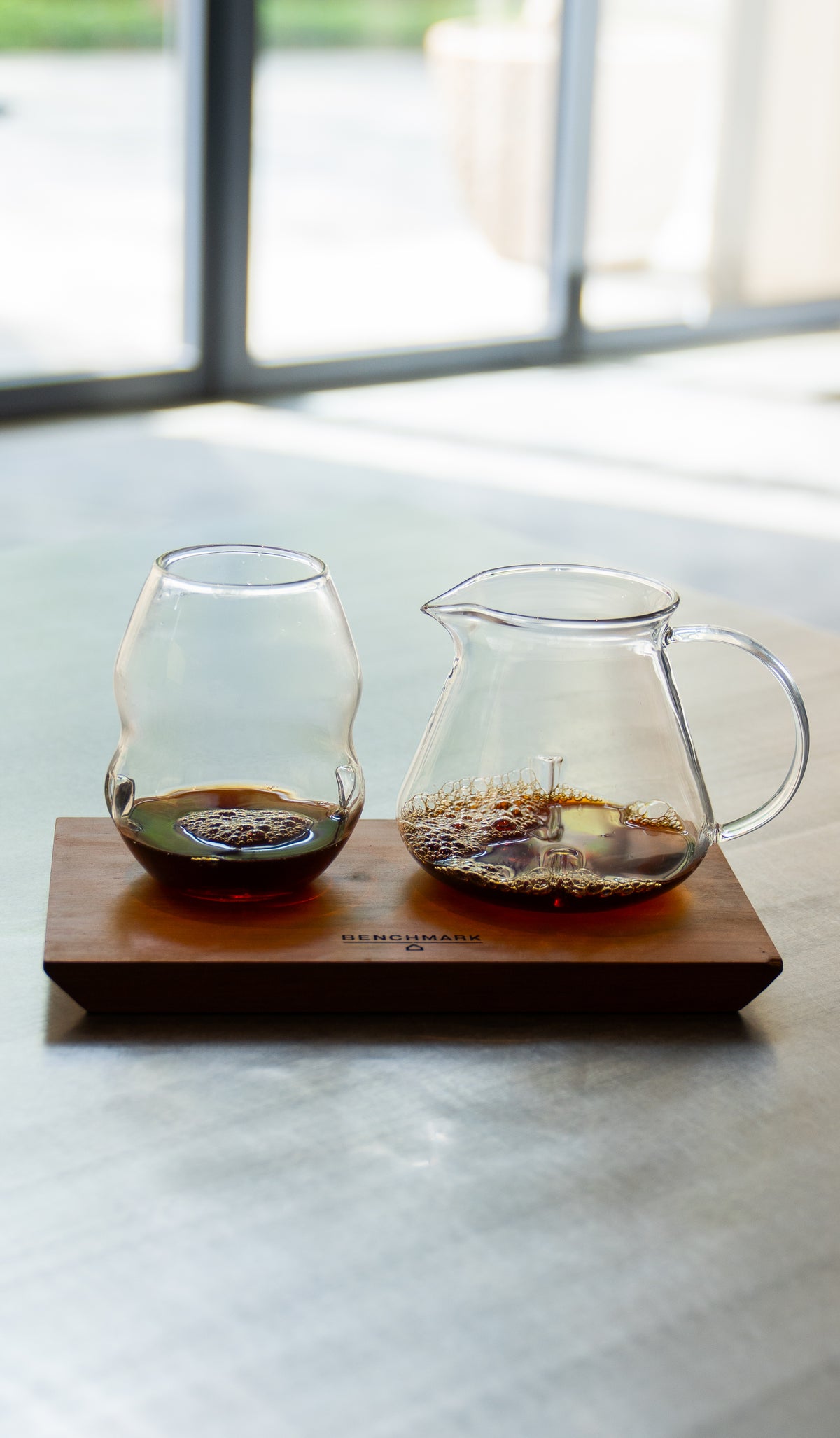 Benchmark - Aerate Glass